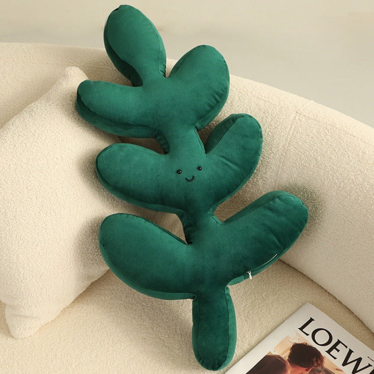 Nordic Leaf Cushion | Happy Leaf - iKids