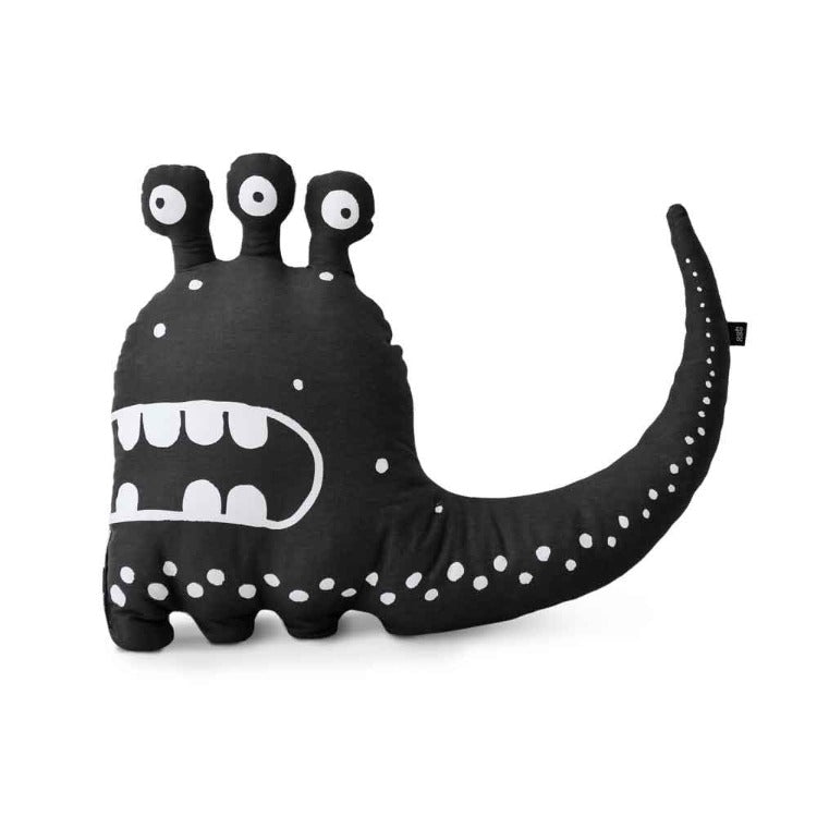 Black Three-Eyed Monster Cushion - iKids