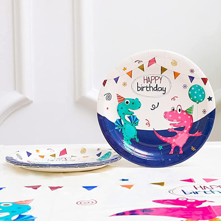 Birthday Party Tableware | Dinosaur | 16 Guests - iKids