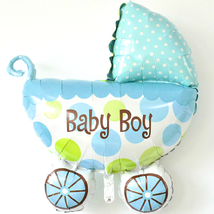 Baby Shower Large Pram Balloon Boy - iKids