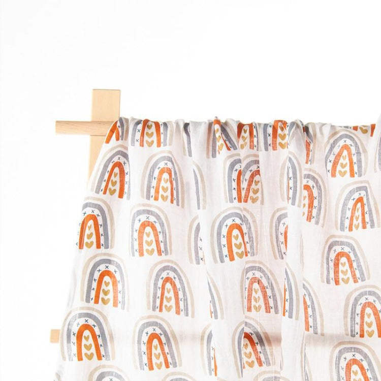 Bamboo Swaddle Blanket Rainbow - iKids