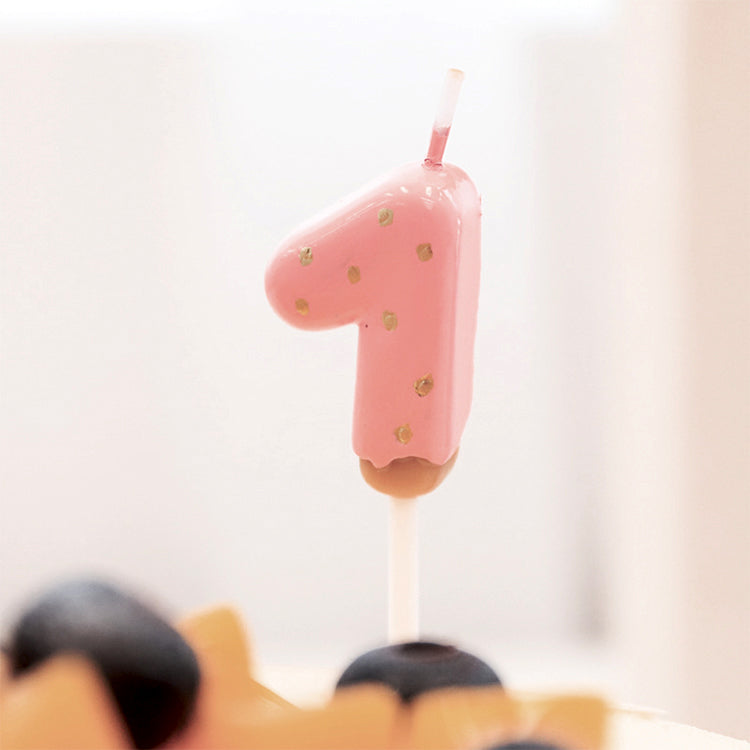Strawberry Birthday Candle | Number 1 - iKids