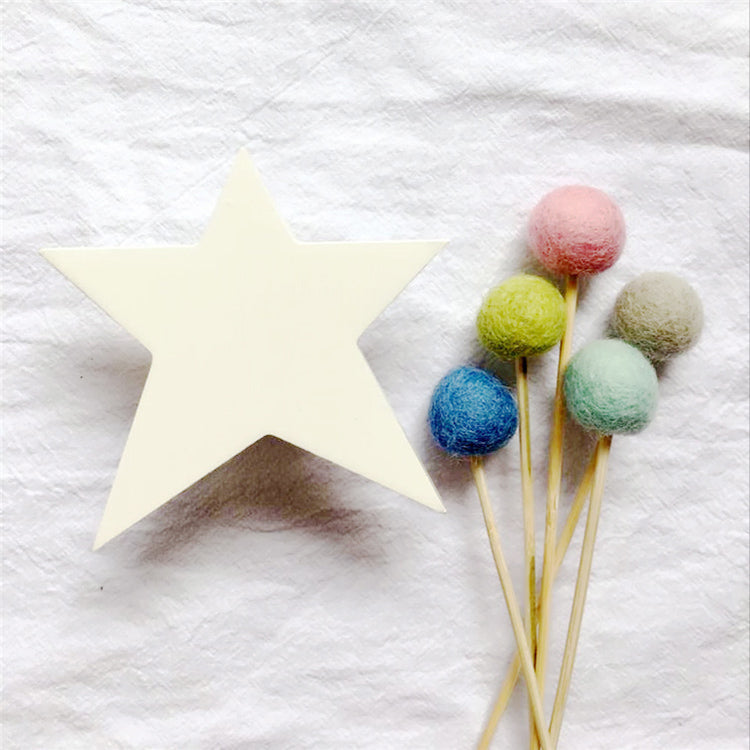 Star Wall Hook White - iKids