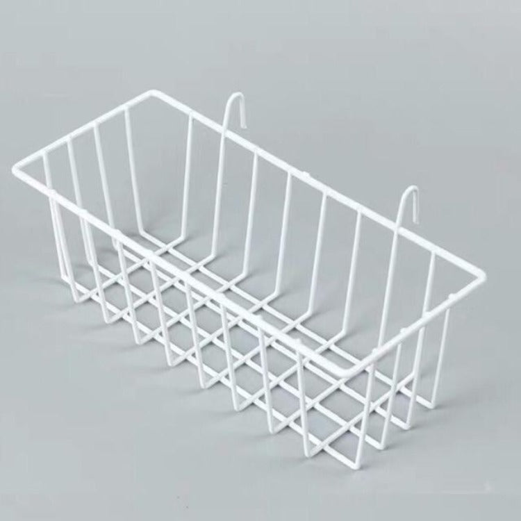 Grid Storage Basket White - iKids