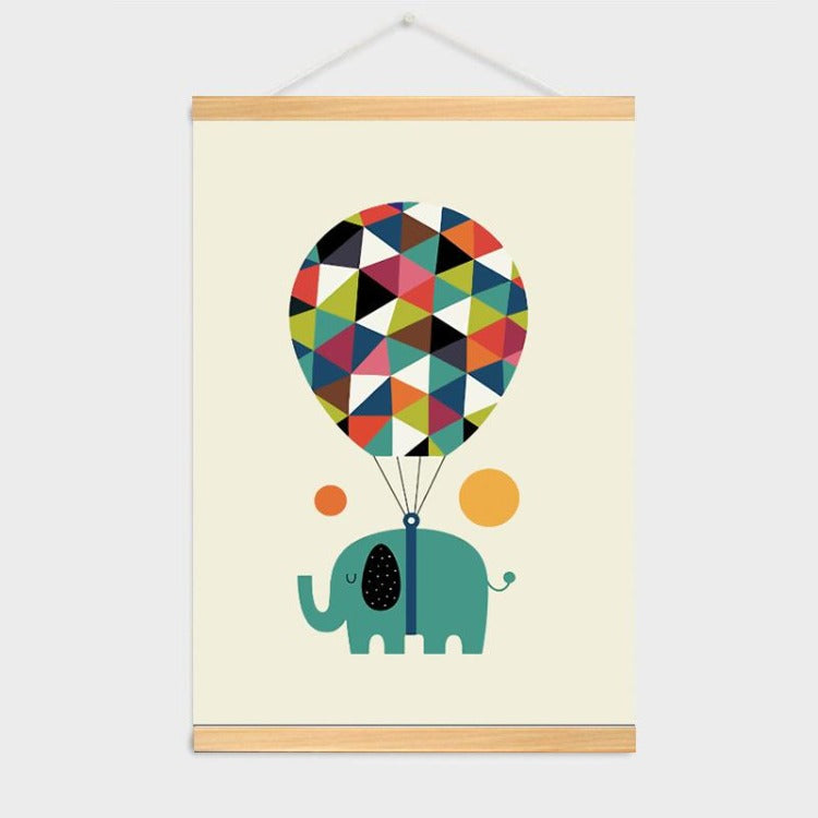 Poster Hanger Frame - Balloon Elephant - iKids