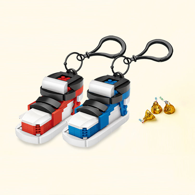 LOZ Mini Blocks Sports Shoes - Blue & Red - iKids