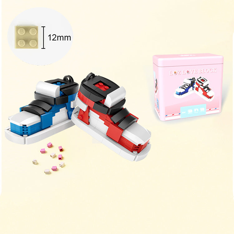 LOZ Mini Blocks Sports Shoes - Blue & Red - iKids