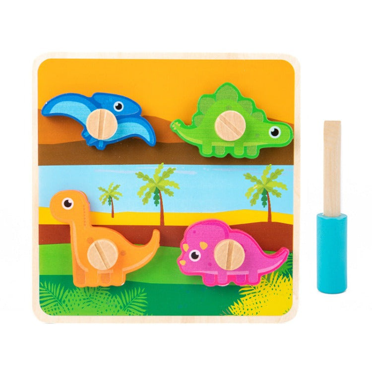Screws Jigsaw Puzzles | Dinosaur - iKids