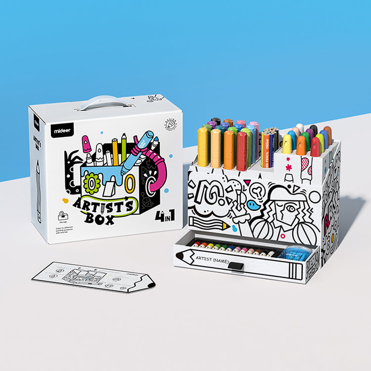 Mideer 4-in-1 Artist's Box Art Stationery Set - iKids