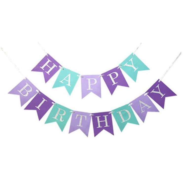 Purple Mermaid Party Decorations Set - iKids