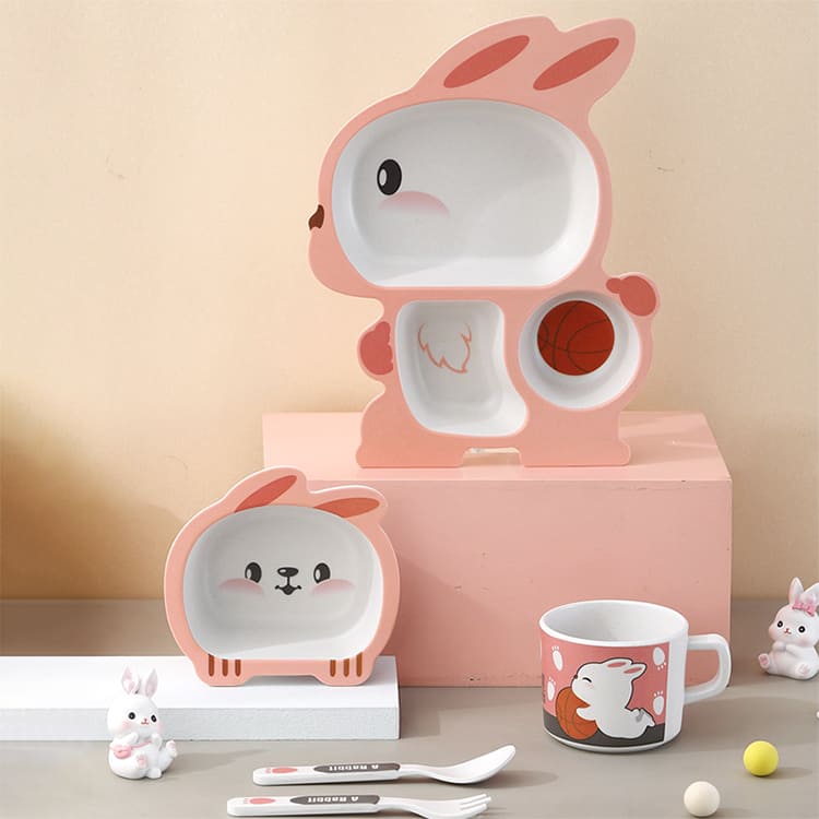 5 Piece Dinner Set | Rabbit - iKids