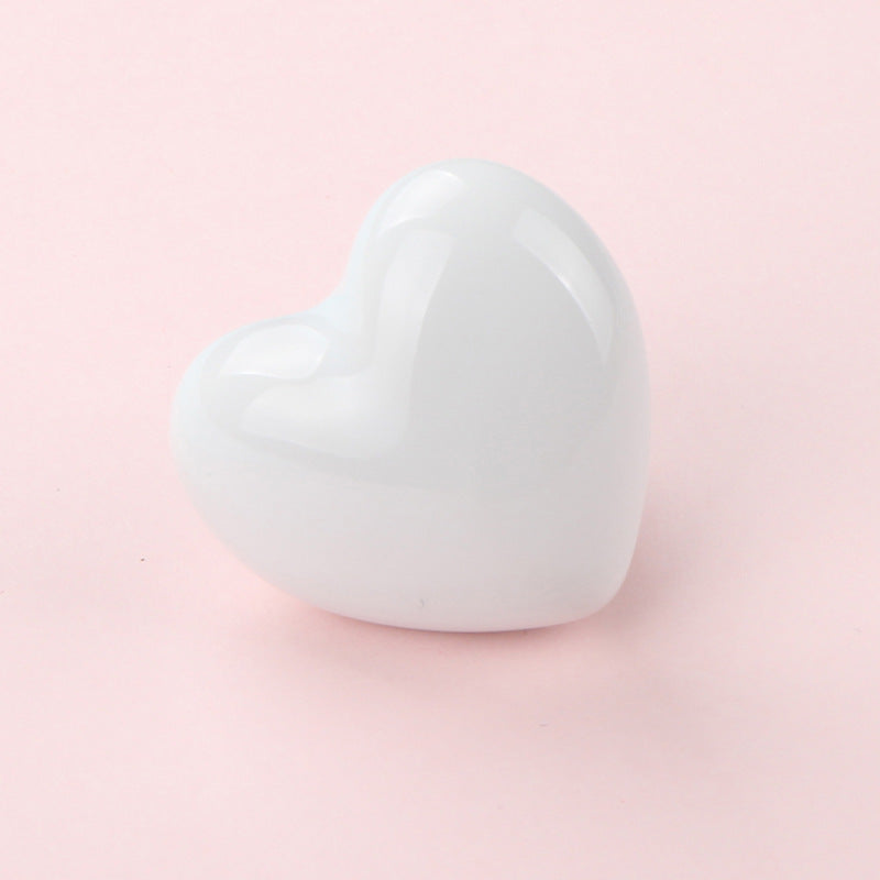 White Heart Knob