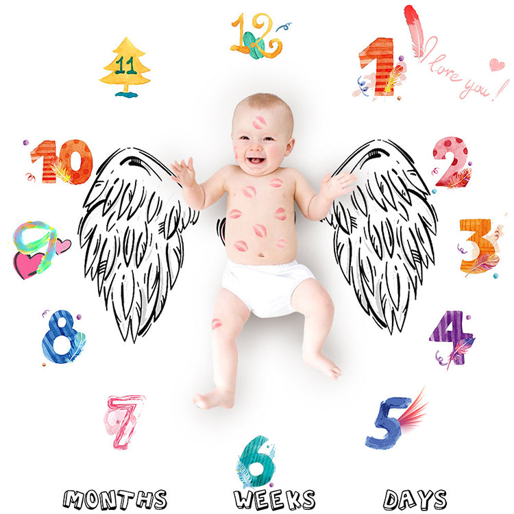 Baby Monthly Blanket Angel - iKids