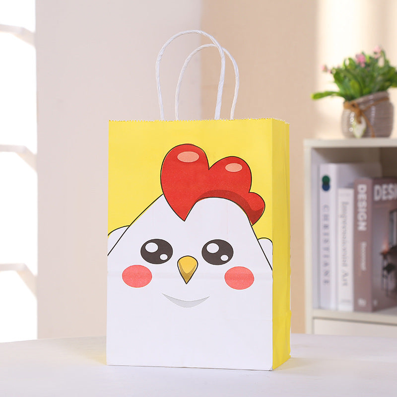 Kraft Paper Party Bag | Farm | 12 Pcs