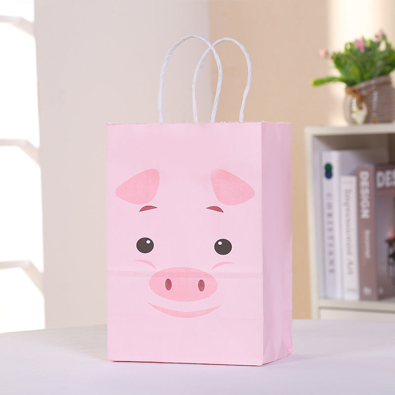 Kraft Paper Party Bag | Farm | 12 Pcs