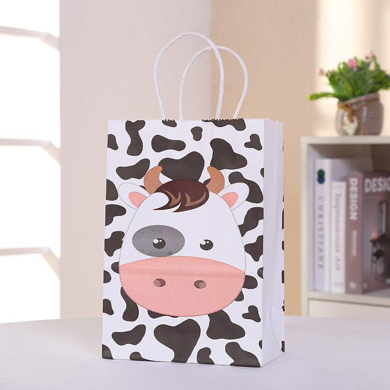 Kraft Paper Party Bag | Farm | 12 Pcs