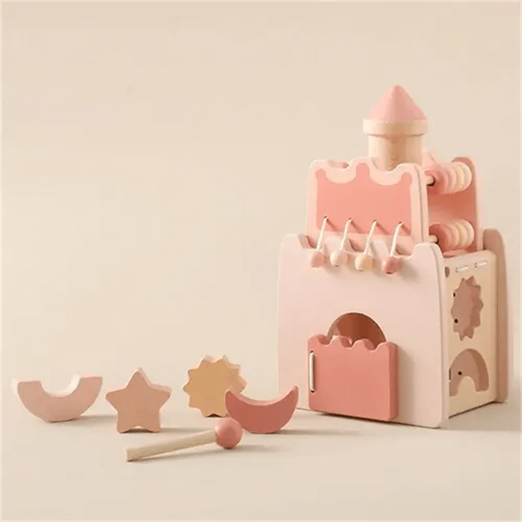 5 in 1 Wooden Castle Cognitive Box - iKids