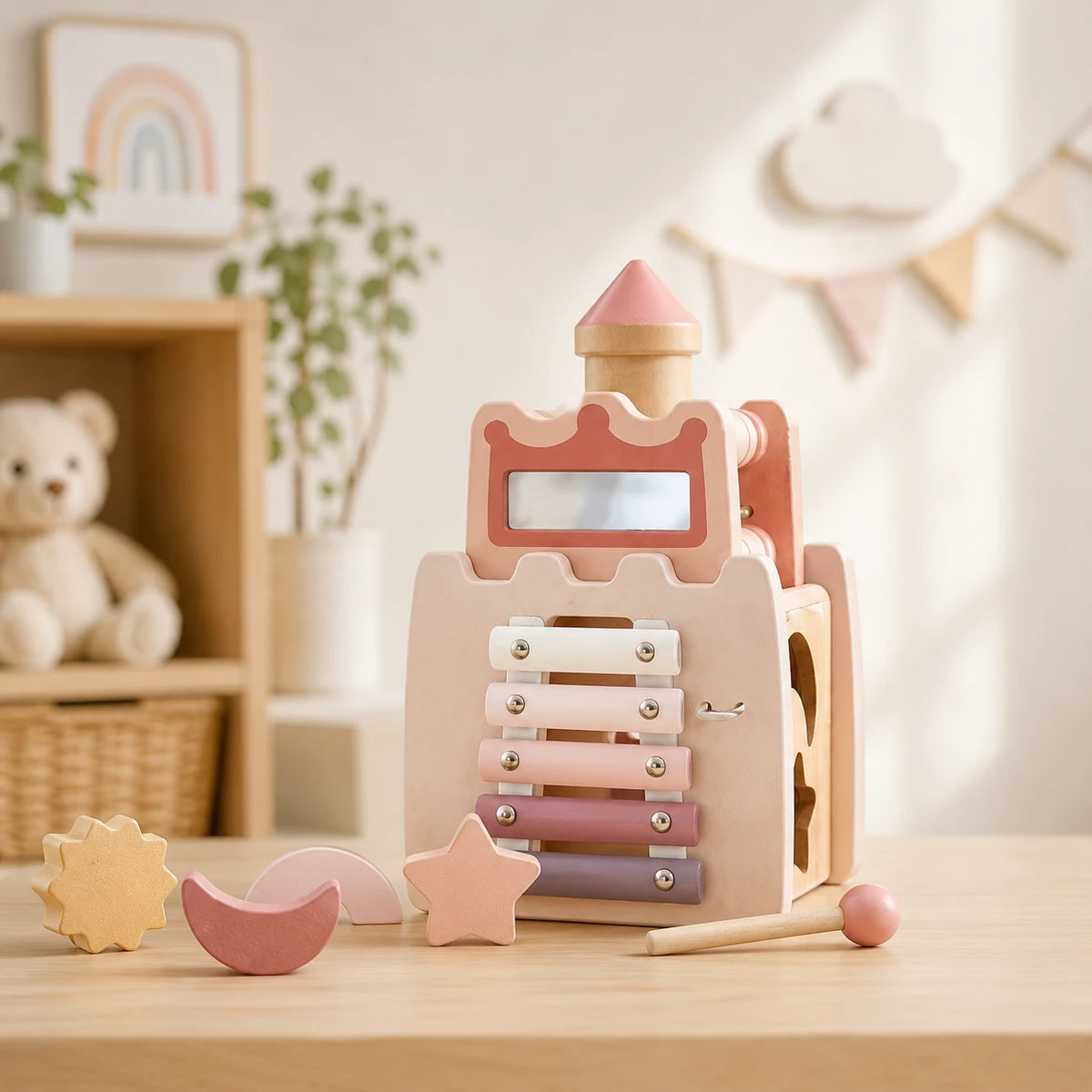 5 in 1 Wooden Castle Cognitive Box from iKids