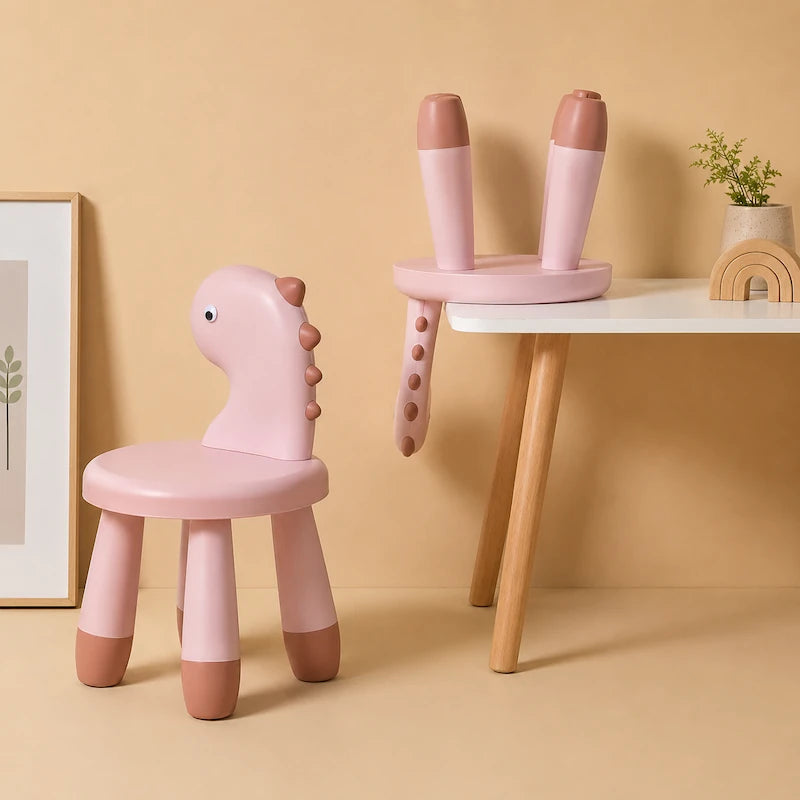 Pink Dinosaur Stool Chair from iKids.co.za