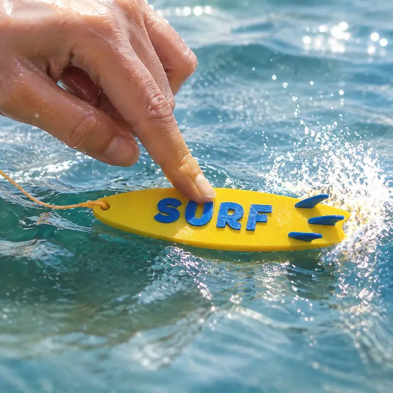 Custom 3D-Printed Finger Surfboard from iKids Studio
