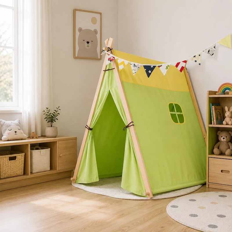 Green Square Playhouse Tent from iKids.co.za
