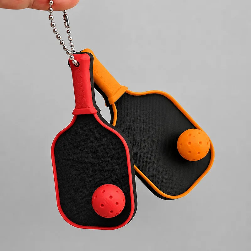 Personalised Mini Pickleball Paddle Keychain from iKids Studio