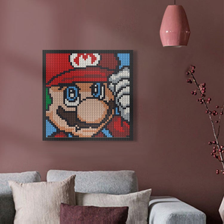 Pixel Art Building Blocks | Mario - iKids