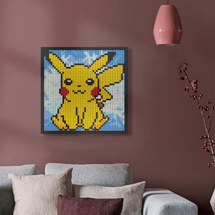 Pixel Art Building Blocks | Pokemon Pikachu - iKids