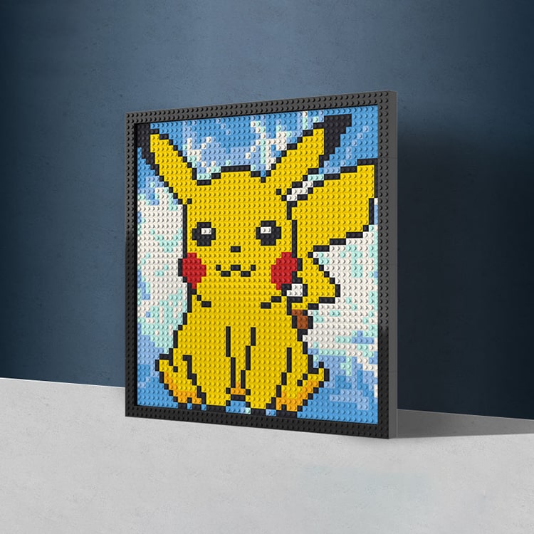 Pixel Art Building Blocks | Pokemon Pikachu - iKids