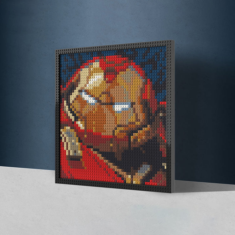 Pixel Art Building Blocks | Iron Man 3 in 1 - iKids