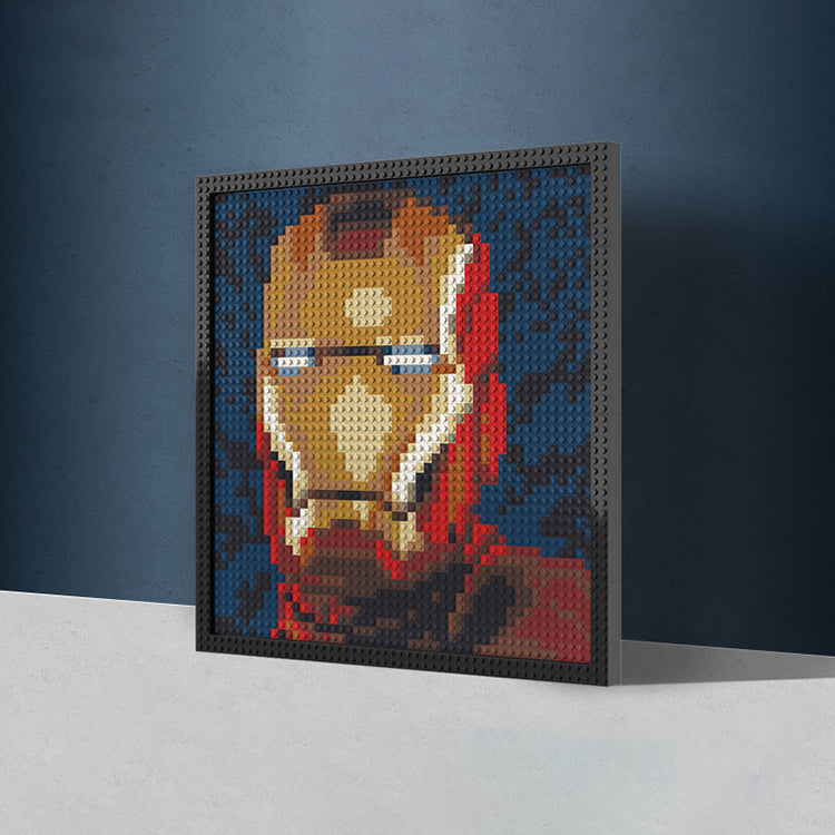Pixel Art Building Blocks | Iron Man 3 in 1 - iKids