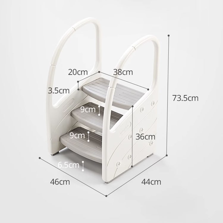 Little Explorer 3-Step Toddler Stool - iKids