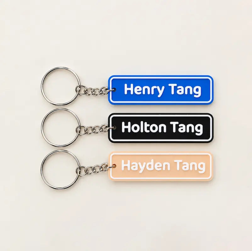 Personalised Classic Name Keychain from iKids Studio