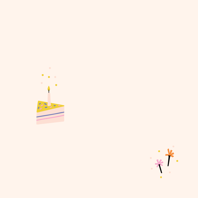 Magical Cake Custom Birthday Card from iKids