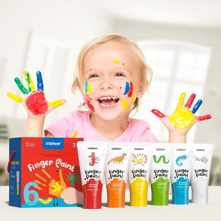 Mideer Finger Paint 6 Colours Rich text editor - iKids