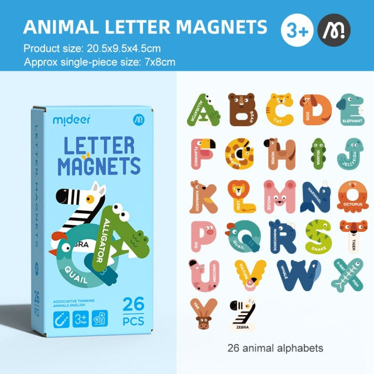 Mideer Animal Alphabet Magnets MD2046 - iKids