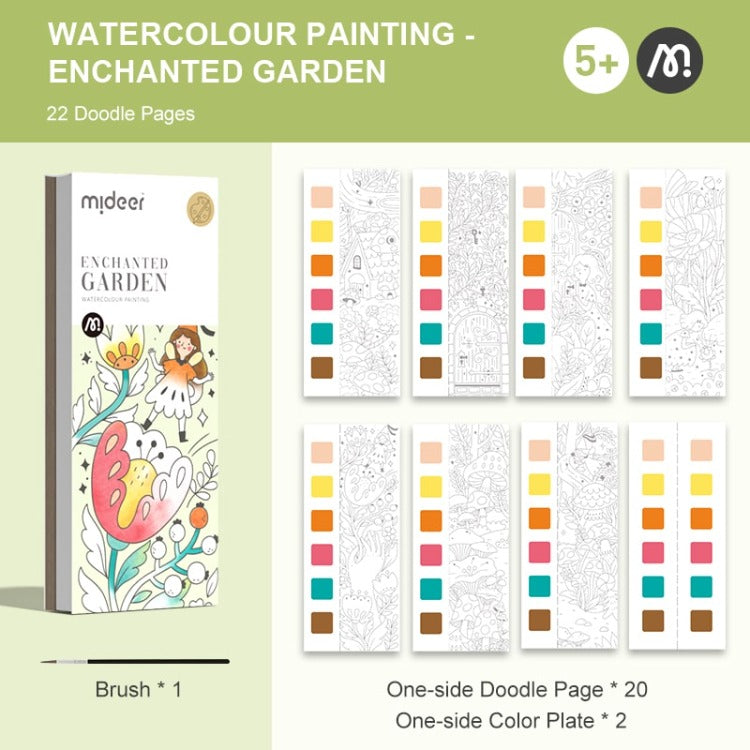 Paint With Water Booklet | Enchanted Garden - iKids
