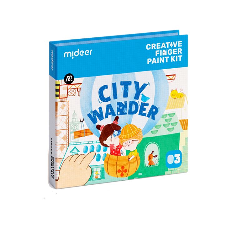 Creative Finger Paint Kit | Level 3 City Wander - iKids