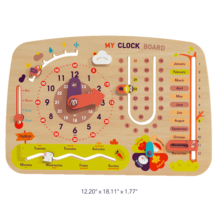 Mideer Versatile Clock Board MD4251 - iKids