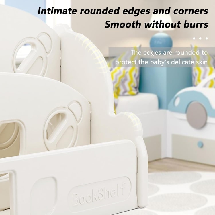Convertible Tabletop Kids Bookshelf & Toy Storage