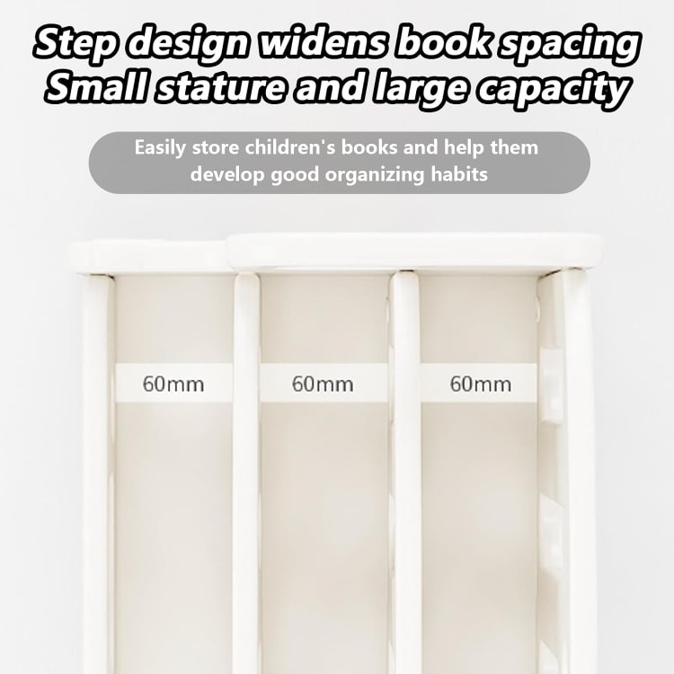 Convertible Tabletop Kids Bookshelf & Toy Storage