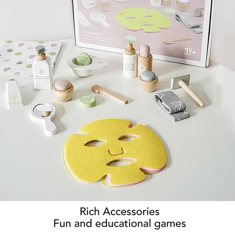 Nunukids Wooden Makeup Kit Play Set - iKids