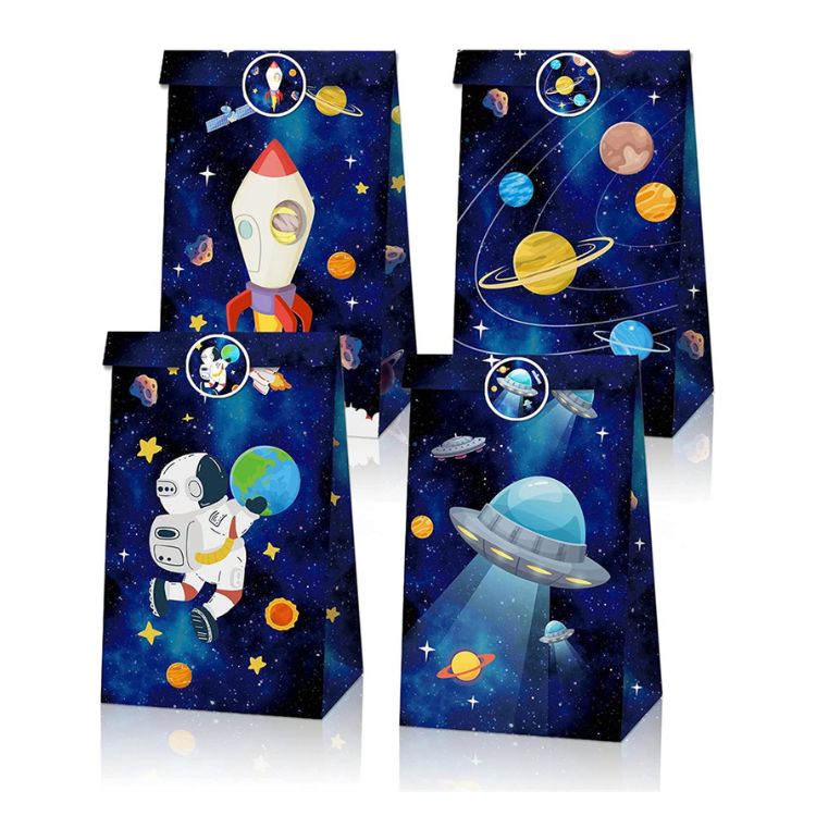 Paper Party Bag | Outer Space  | 12 Pcs - iKids