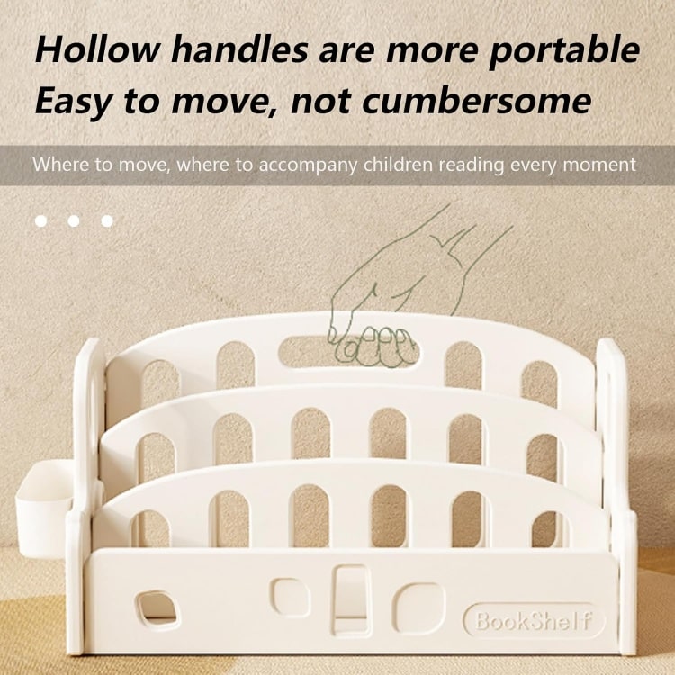 Convertible Tabletop Kids Bookshelf & Toy Storage