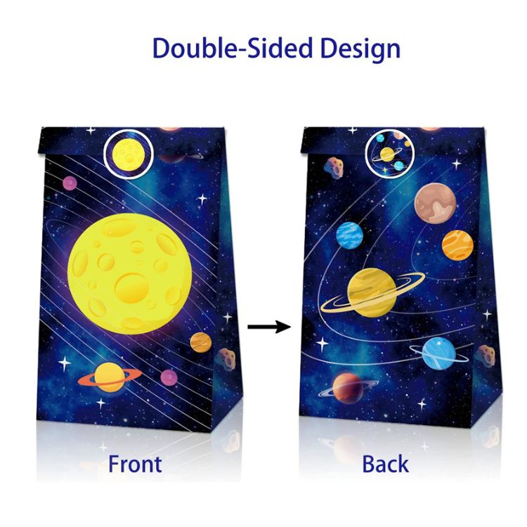 Paper Party Bag | Outer Space  | 12 Pcs - iKids