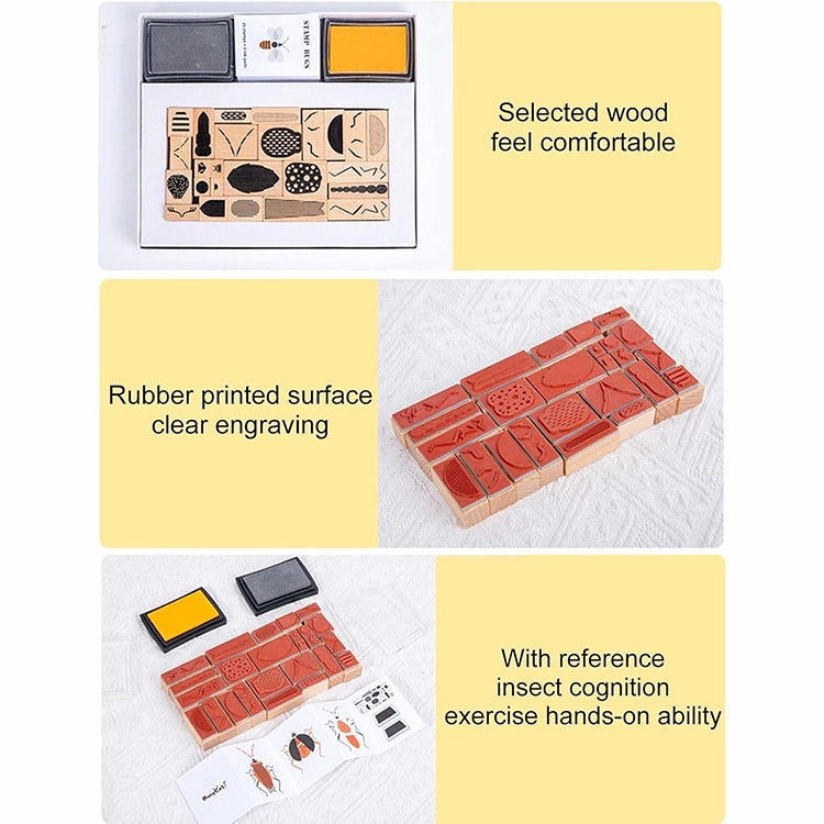 Wooden Bug Stamp Art Set at iKids.co.za