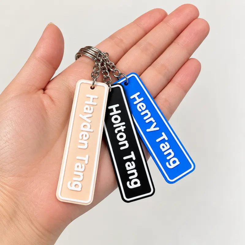 Personalised Classic Name Keychain from iKids Studio