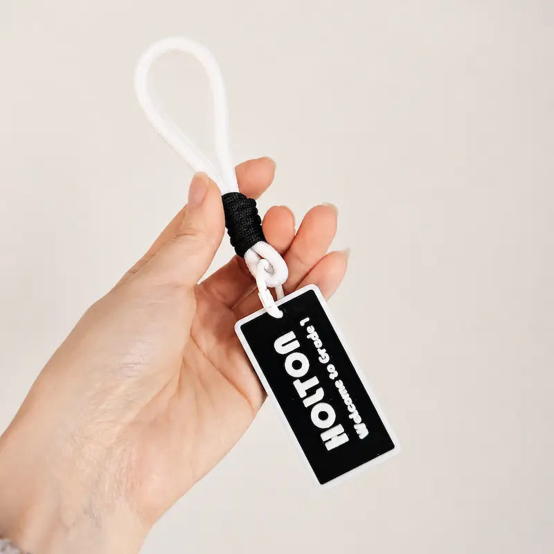 Personalised Name Bag Tag with Whistle & Wrist Strap from iKids Studio
