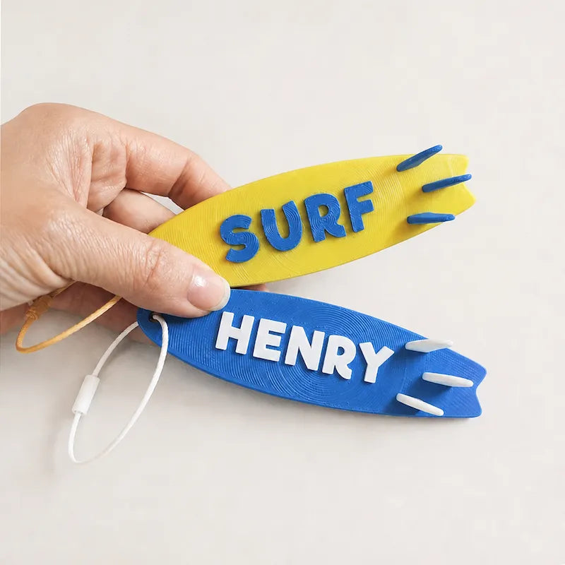 Custom 3D-Printed Finger Surfboard from iKids Studio