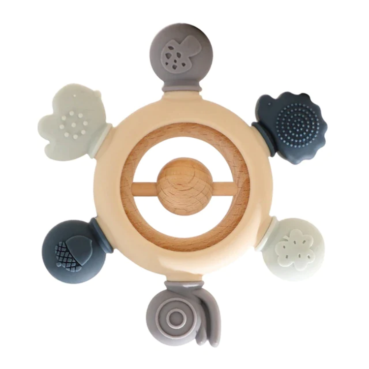 Forest Jingle Baby Teether | Blue - iKids